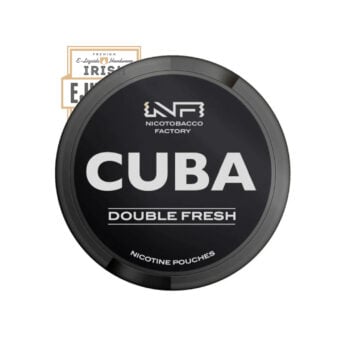 Cuba Black Nicotine Pouches Double Fresh